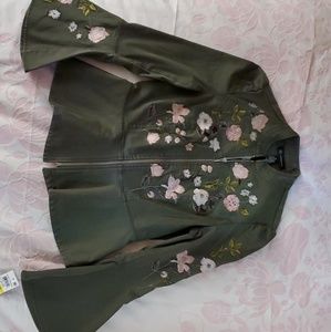 INC cute flare jacket